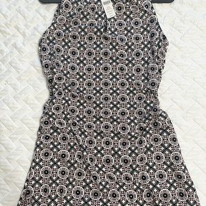 Sold— Soma, Maxi Dress, keyhole, Geo Ginger Root.